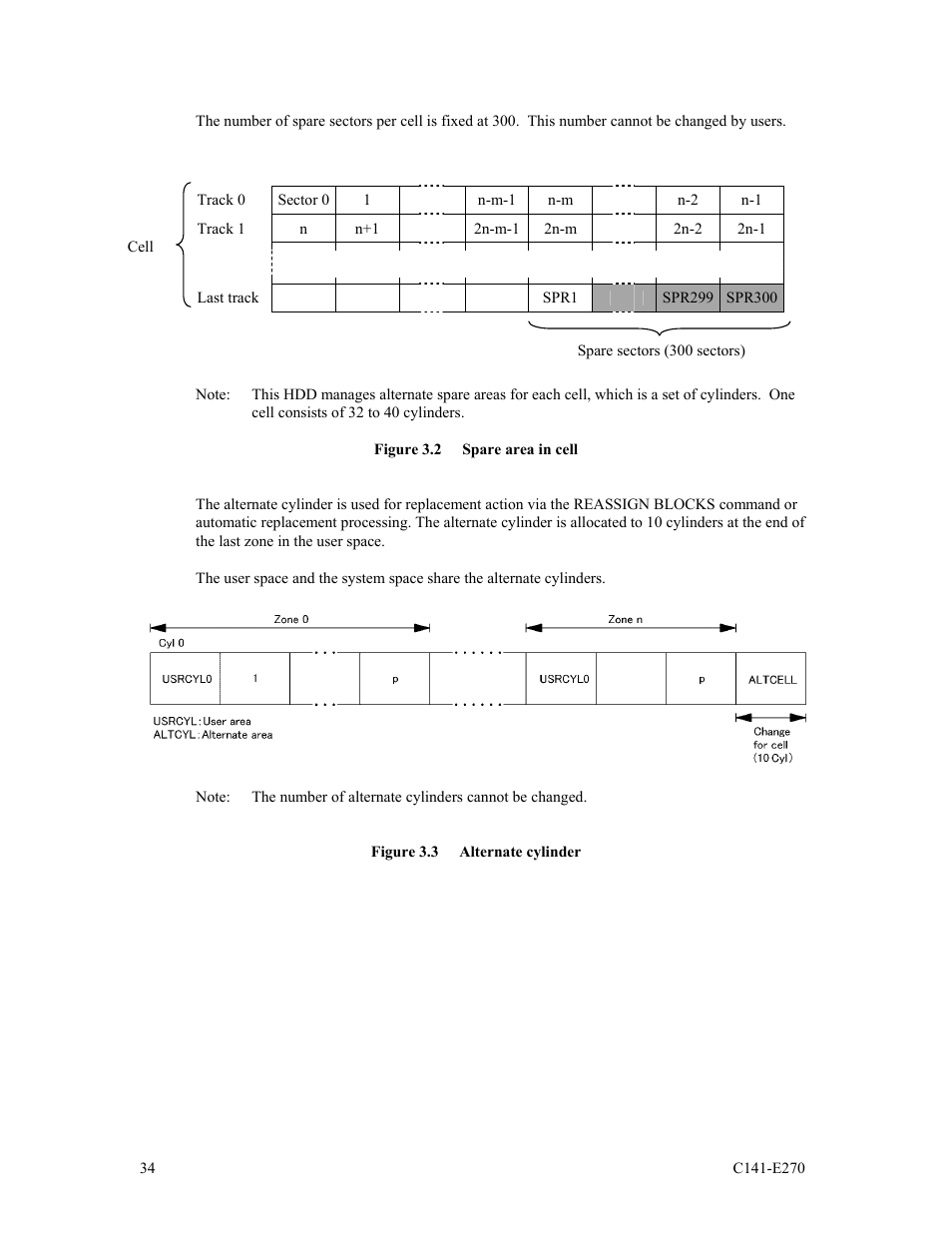 N-m-1 n-m, N-2 n-1, Last track | Spr1 | FUJITSU MBA3073NP User Manual | Page 38 / 138