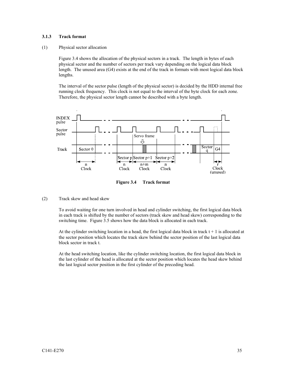 3 track format | FUJITSU MBA3073NP User Manual | Page 39 / 138