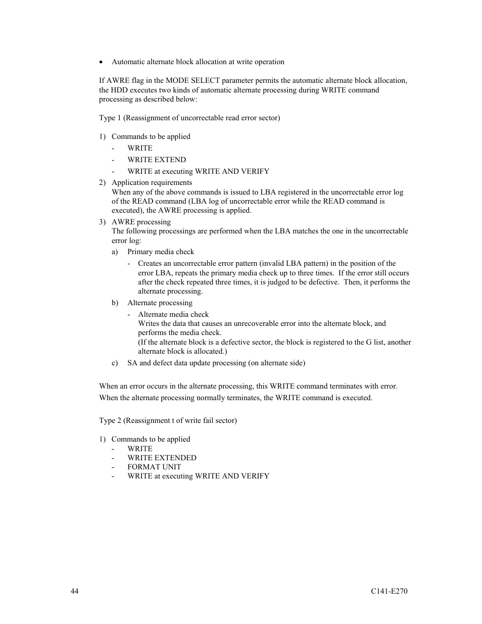 FUJITSU MBA3073NP User Manual | Page 48 / 138