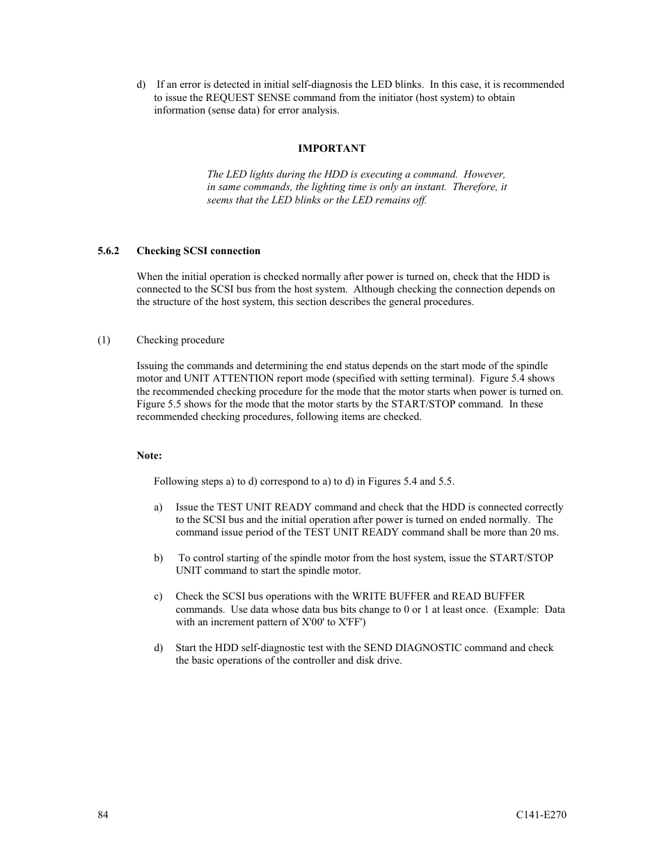 2 checking scsi connection | FUJITSU MBA3073NP User Manual | Page 88 / 138