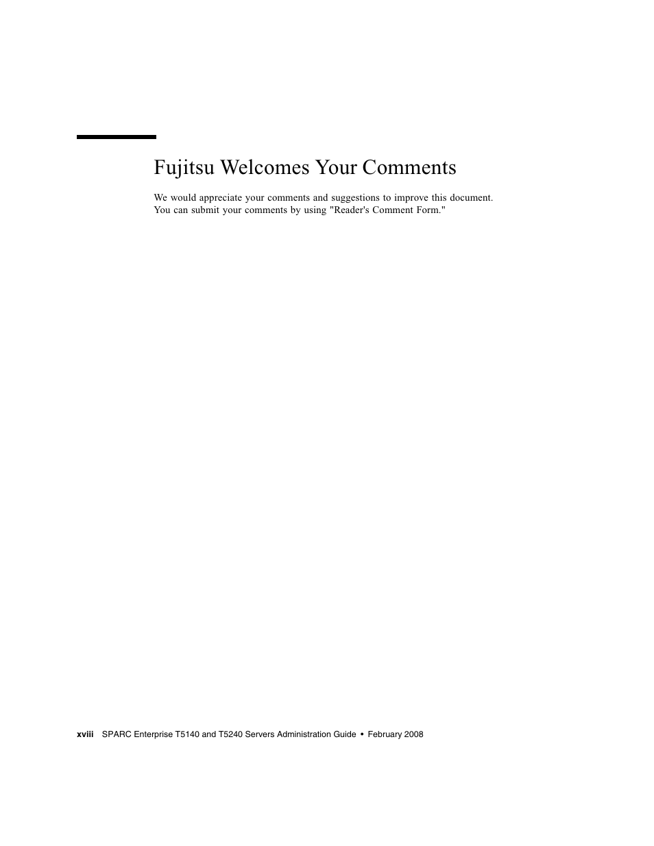 Fujitsu welcomes your comments | FUJITSU T5140 User Manual | Page 20 / 102