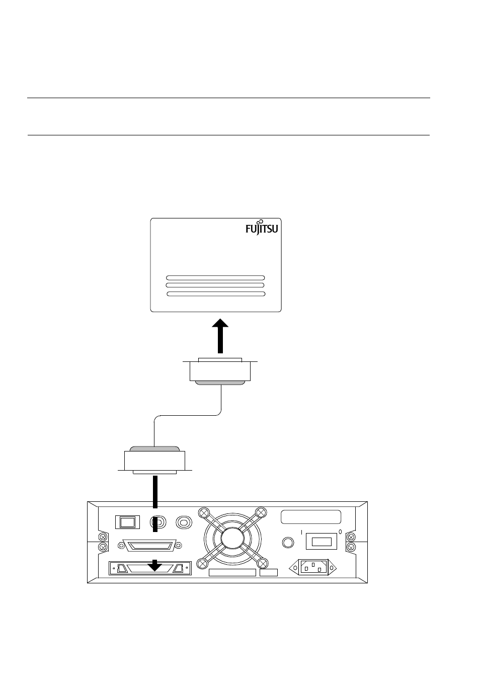 2 connection to main unit, Lan adaptor 10base-t | FUJITSU MB2142-02 User Manual | Page 18 / 23