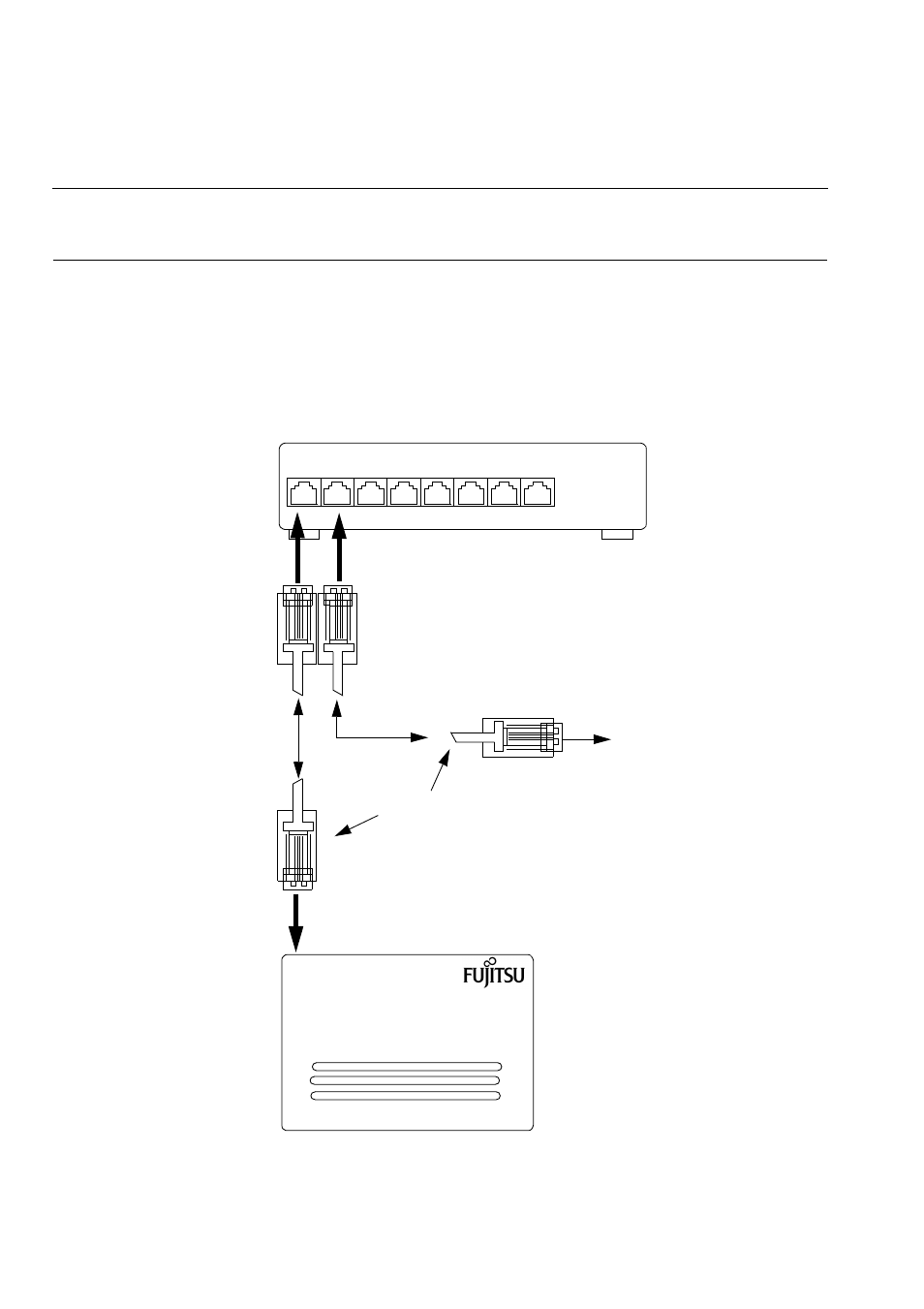 3 connection to network, Lan adaptor 10base-t | FUJITSU MB2142-02 User Manual | Page 20 / 23