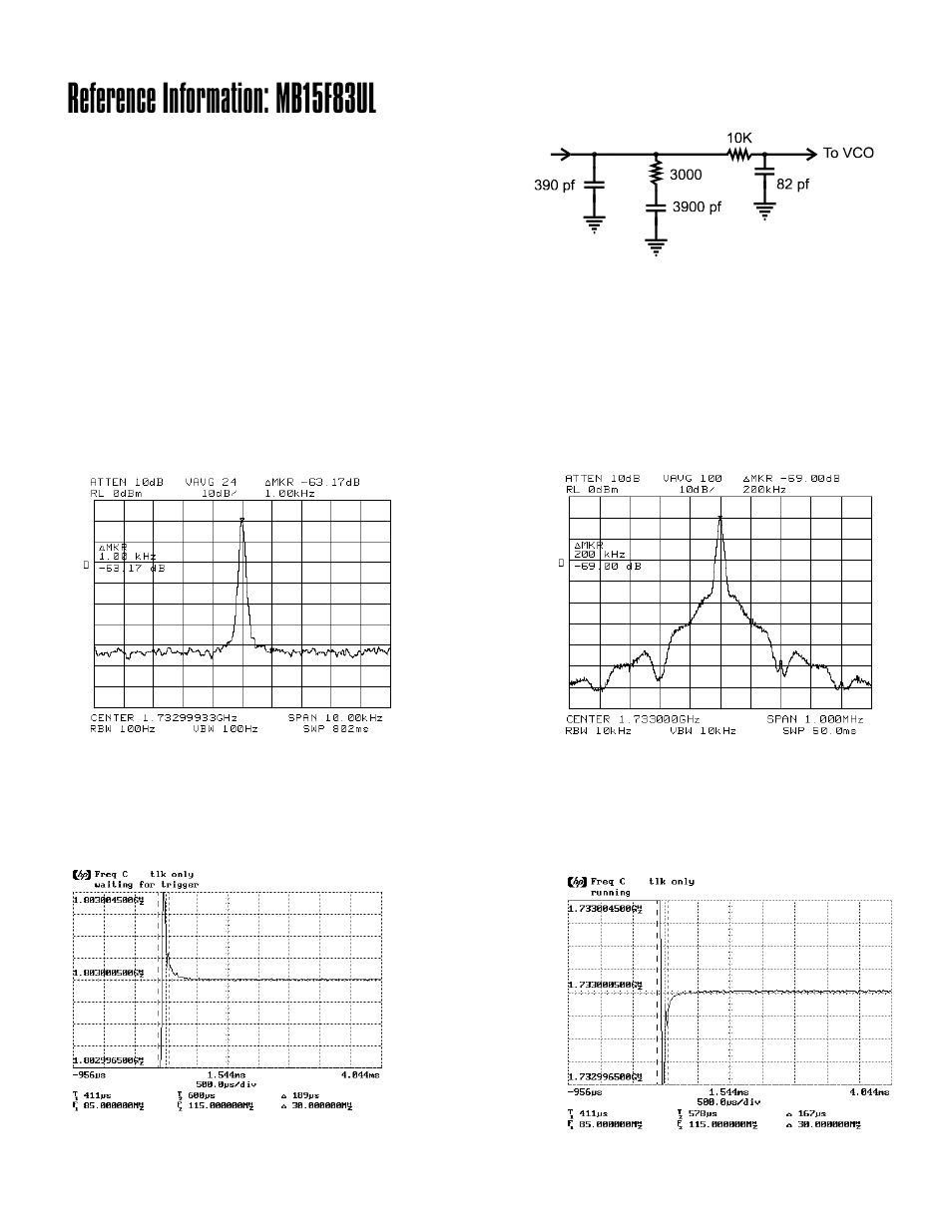 Reference information: mb15f83ul | FUJITSU MB15F83UL User Manual | Page 2 / 6