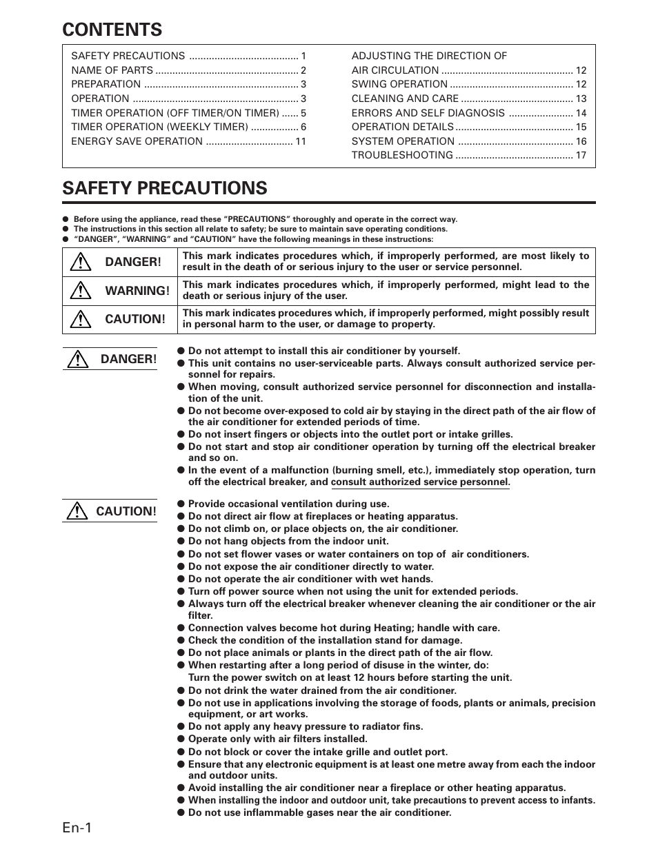 FUJITSU AOU36RC User Manual | Page 2 / 19