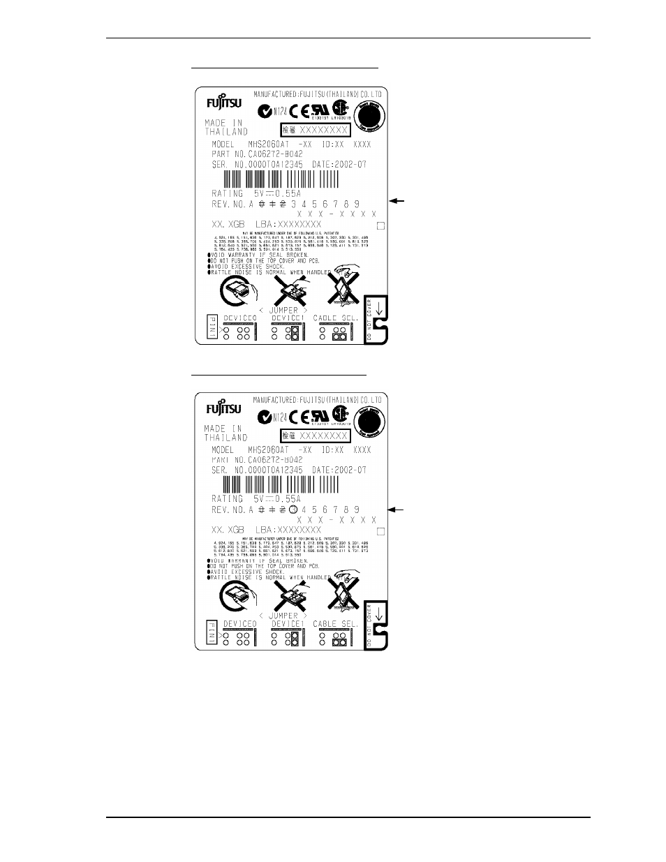 FUJITSU MHS2040AT User Manual | Page 21 / 40