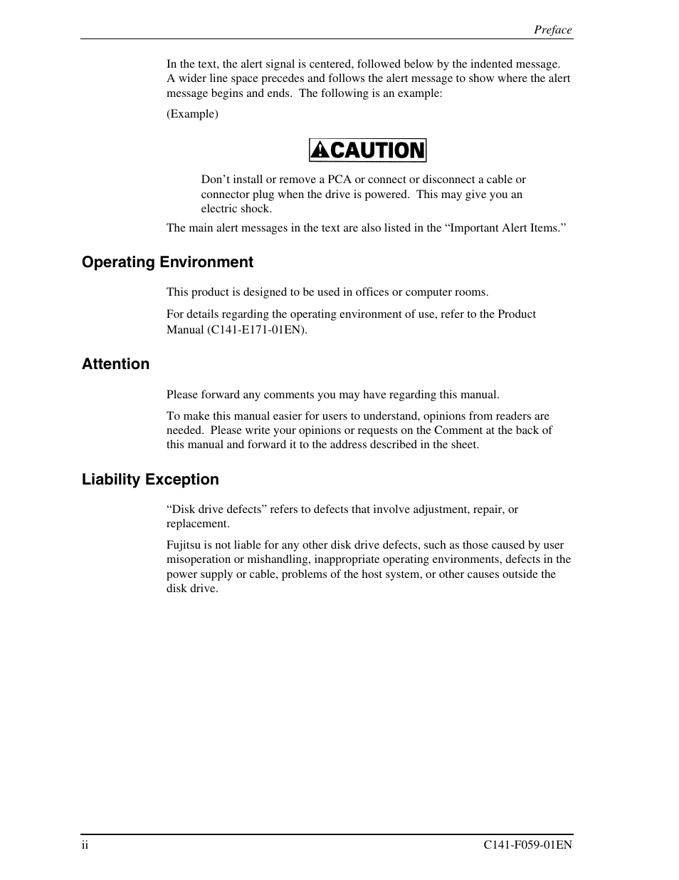 FUJITSU MHS2040AT User Manual | Page 6 / 40