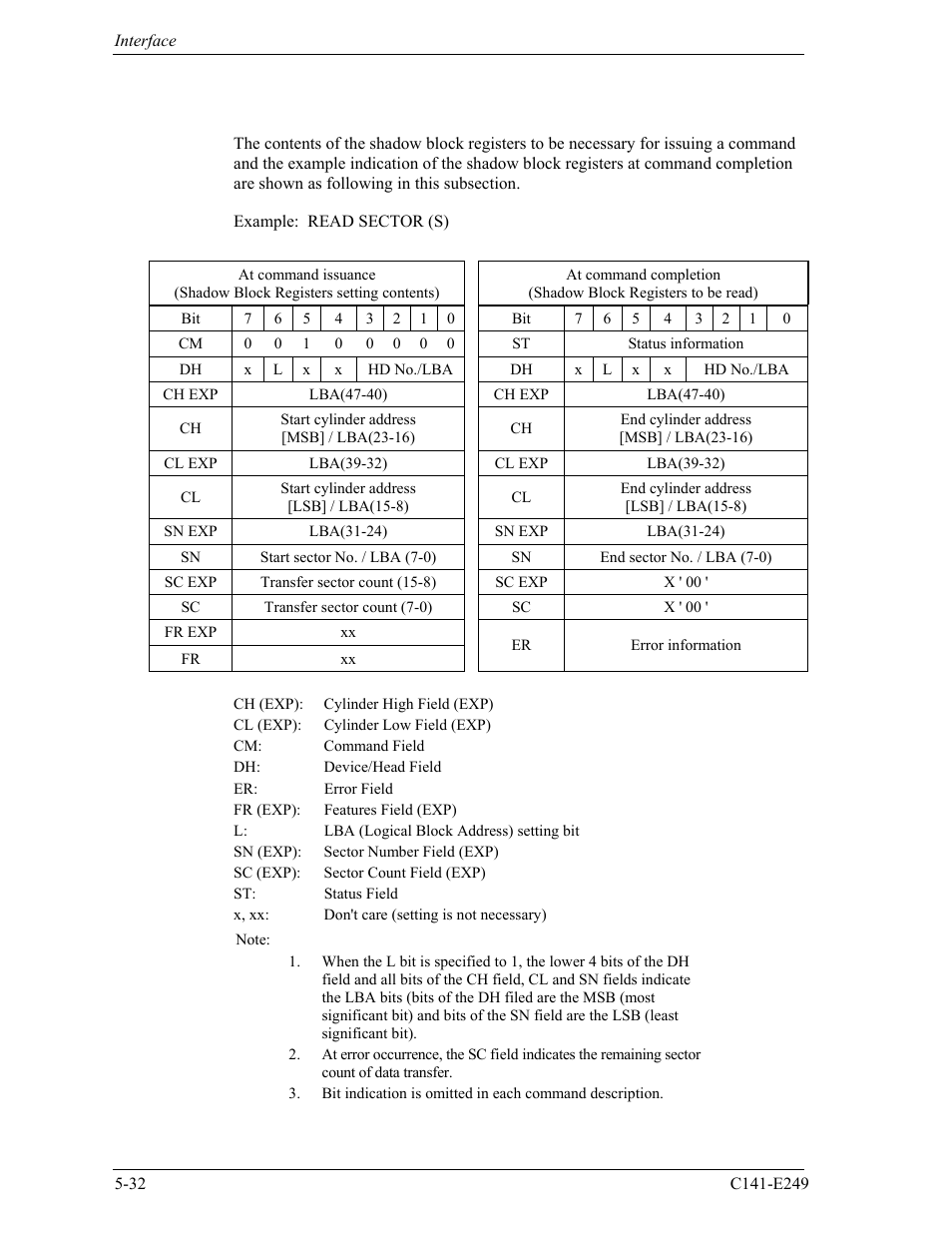 2 command descriptions | FUJITSU MHW2120BS User Manual | Page 106 / 296
