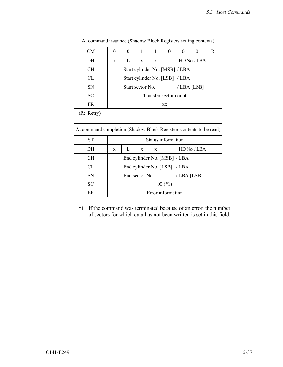 FUJITSU MHW2120BS User Manual | Page 111 / 296
