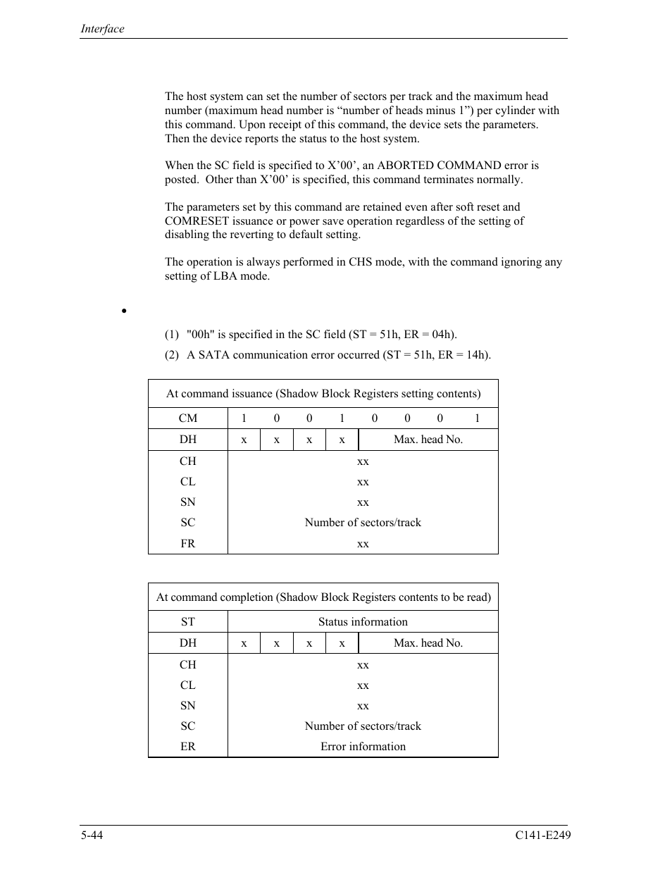 FUJITSU MHW2120BS User Manual | Page 118 / 296