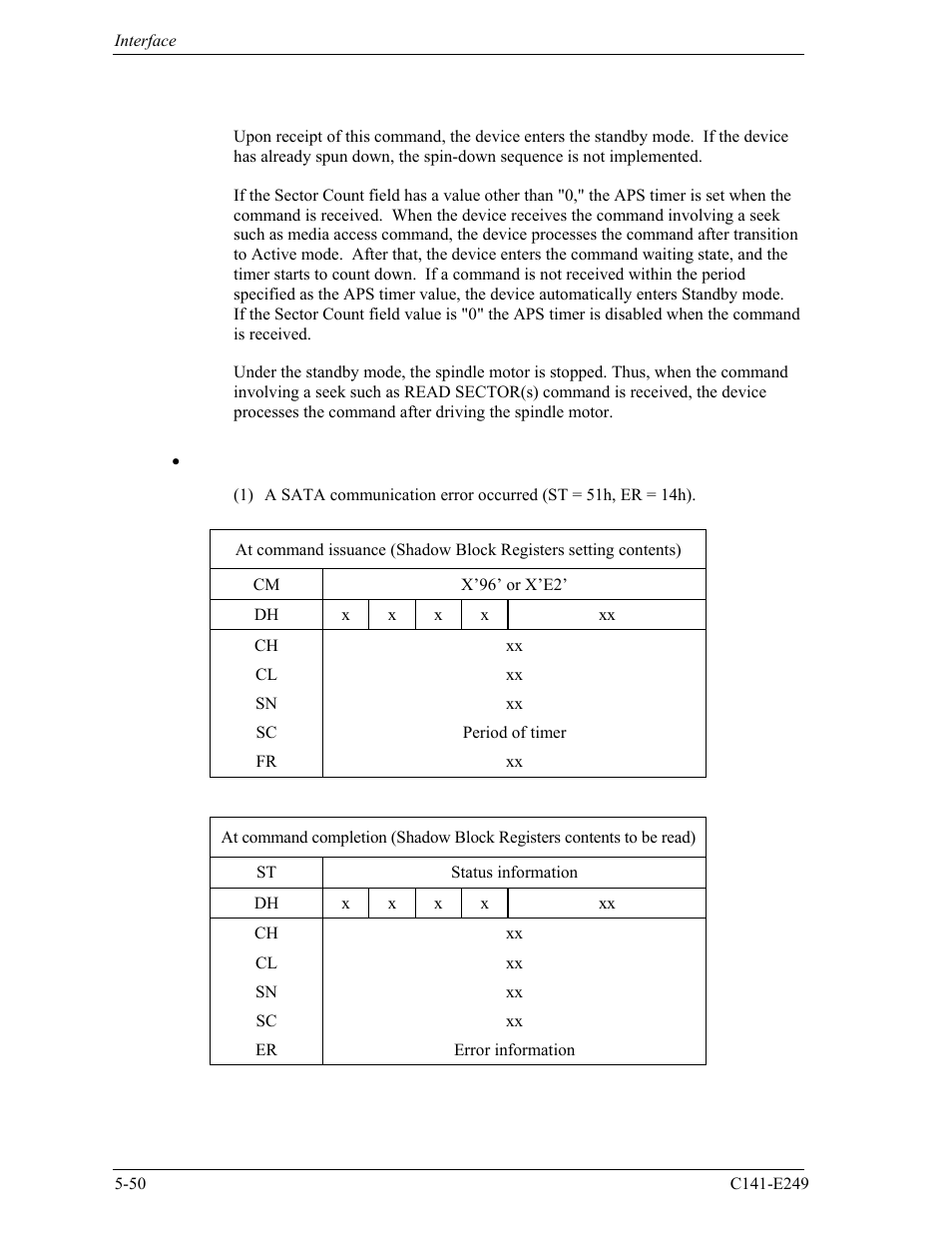 FUJITSU MHW2120BS User Manual | Page 124 / 296