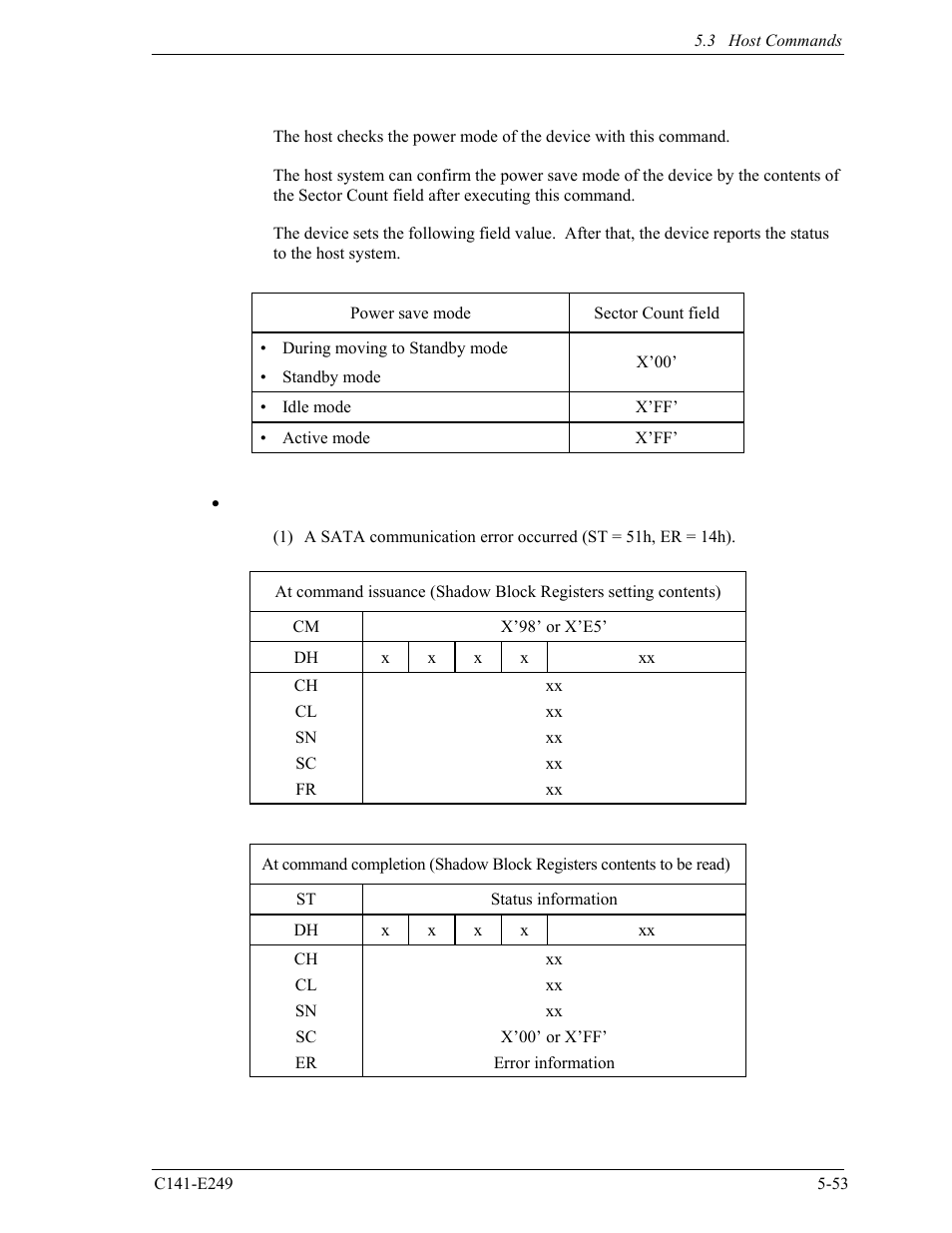FUJITSU MHW2120BS User Manual | Page 127 / 296