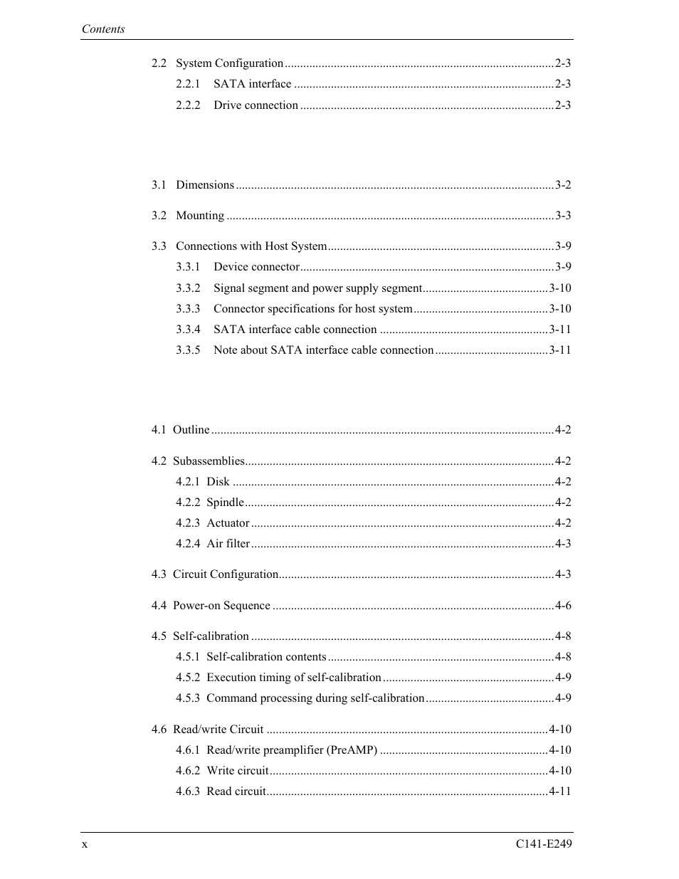 FUJITSU MHW2120BS User Manual | Page 14 / 296