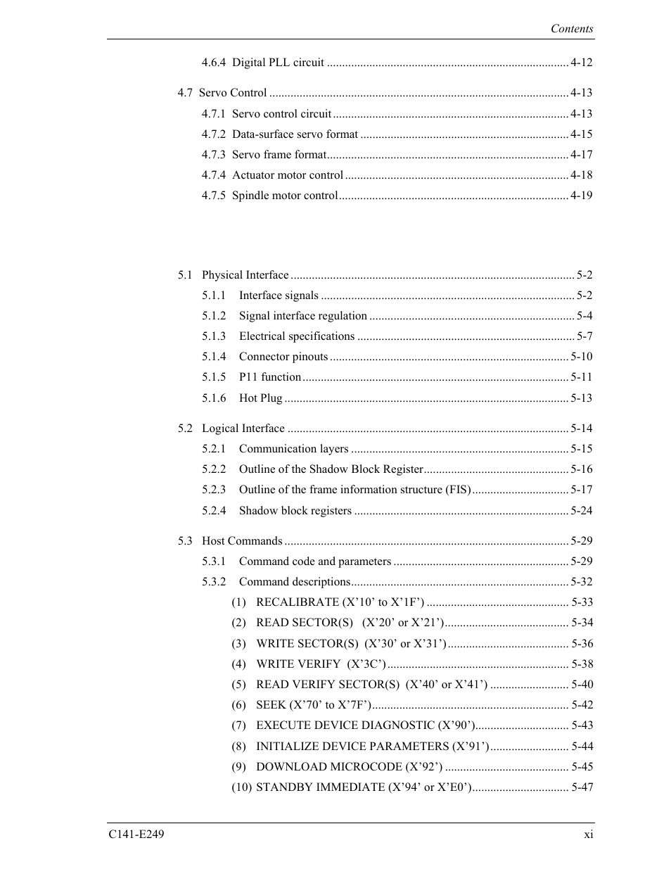 FUJITSU MHW2120BS User Manual | Page 15 / 296