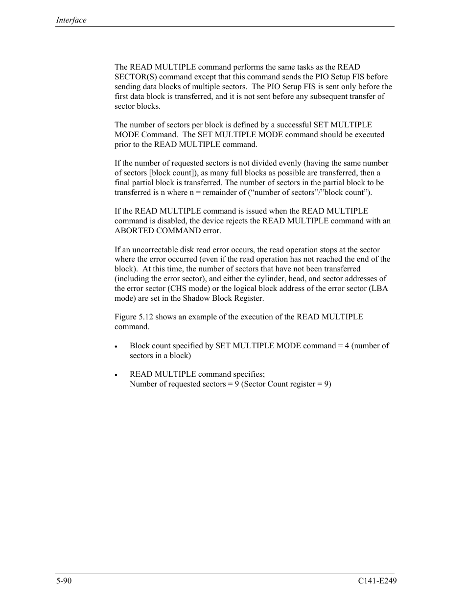 FUJITSU MHW2120BS User Manual | Page 164 / 296