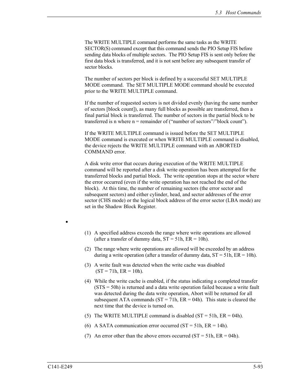 FUJITSU MHW2120BS User Manual | Page 167 / 296