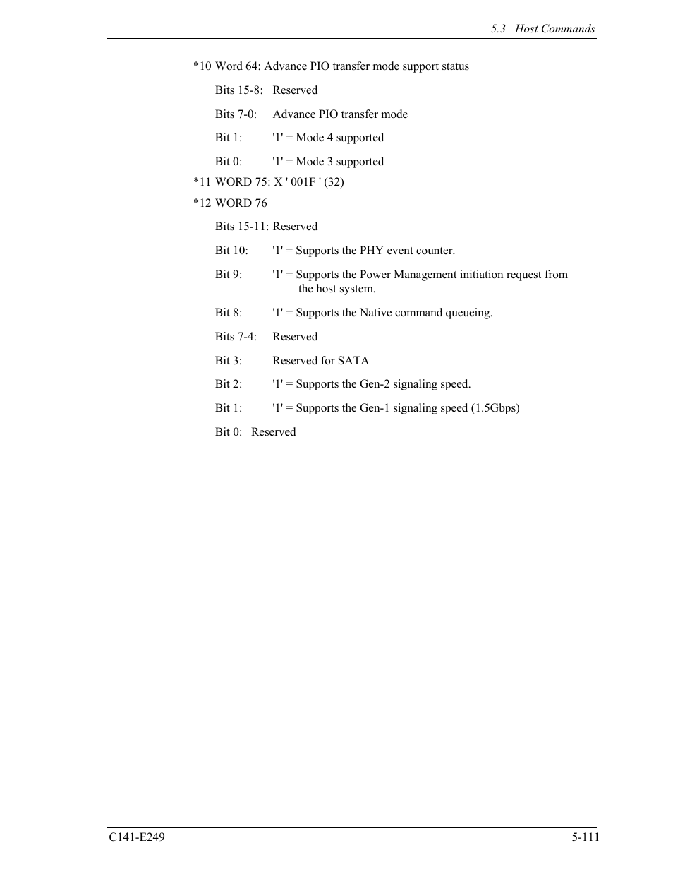 FUJITSU MHW2120BS User Manual | Page 185 / 296