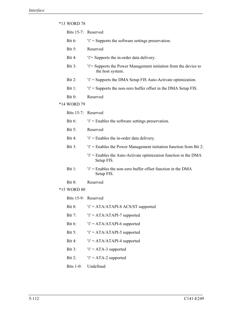 FUJITSU MHW2120BS User Manual | Page 186 / 296