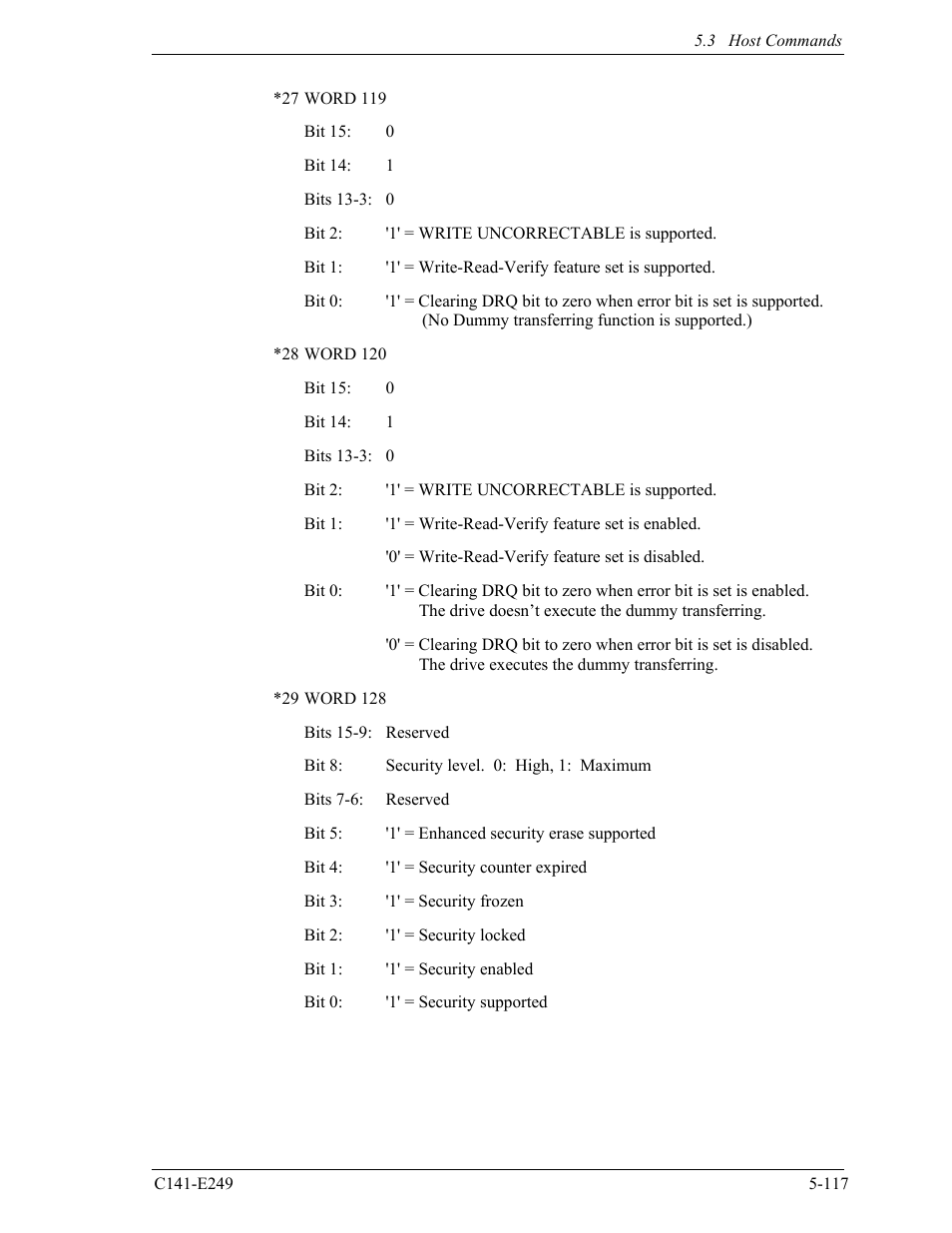 FUJITSU MHW2120BS User Manual | Page 191 / 296