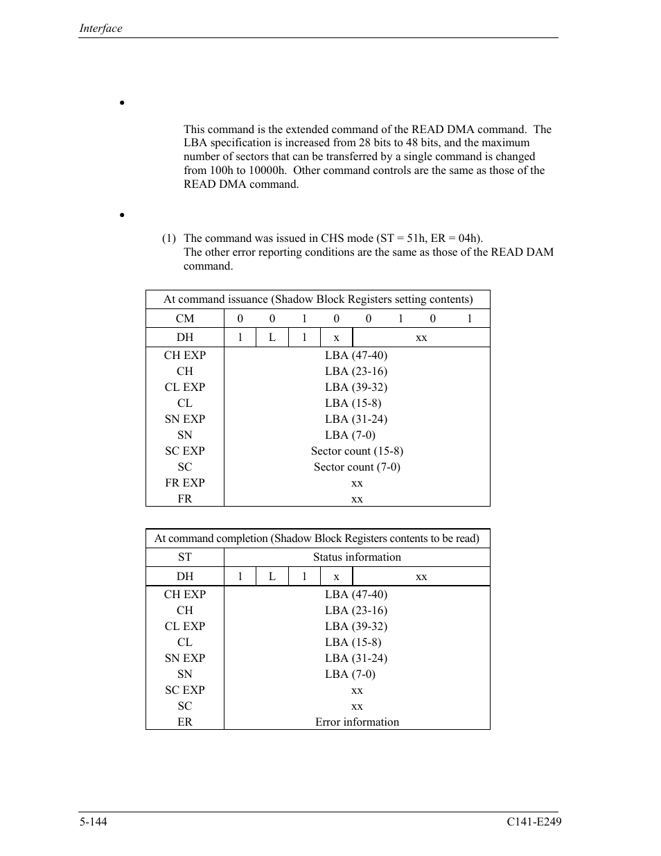 FUJITSU MHW2120BS User Manual | Page 218 / 296