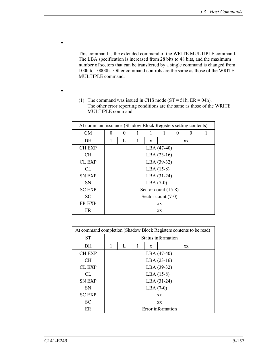 FUJITSU MHW2120BS User Manual | Page 231 / 296