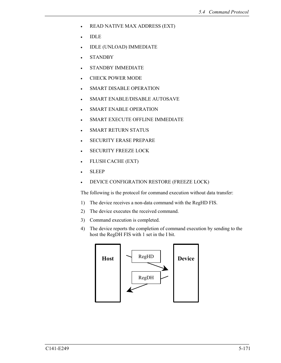 Device, Host | FUJITSU MHW2120BS User Manual | Page 245 / 296