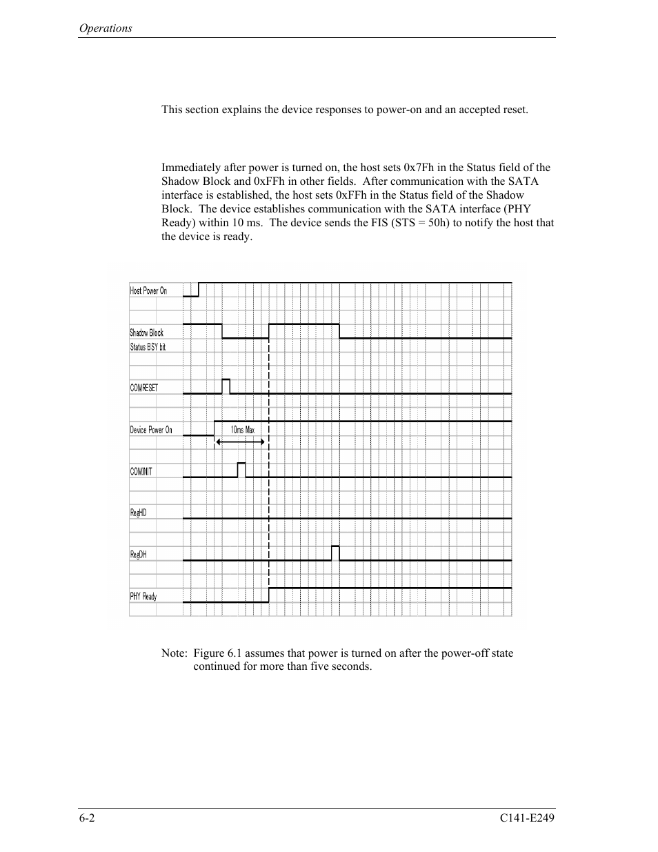 1 reset and diagnosis, 1 response to power-on | FUJITSU MHW2120BS User Manual | Page 258 / 296