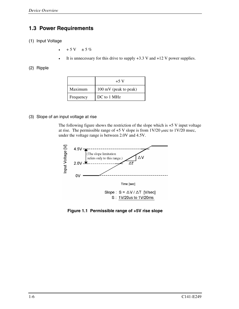 3 power requirements | FUJITSU MHW2120BS User Manual | Page 28 / 296