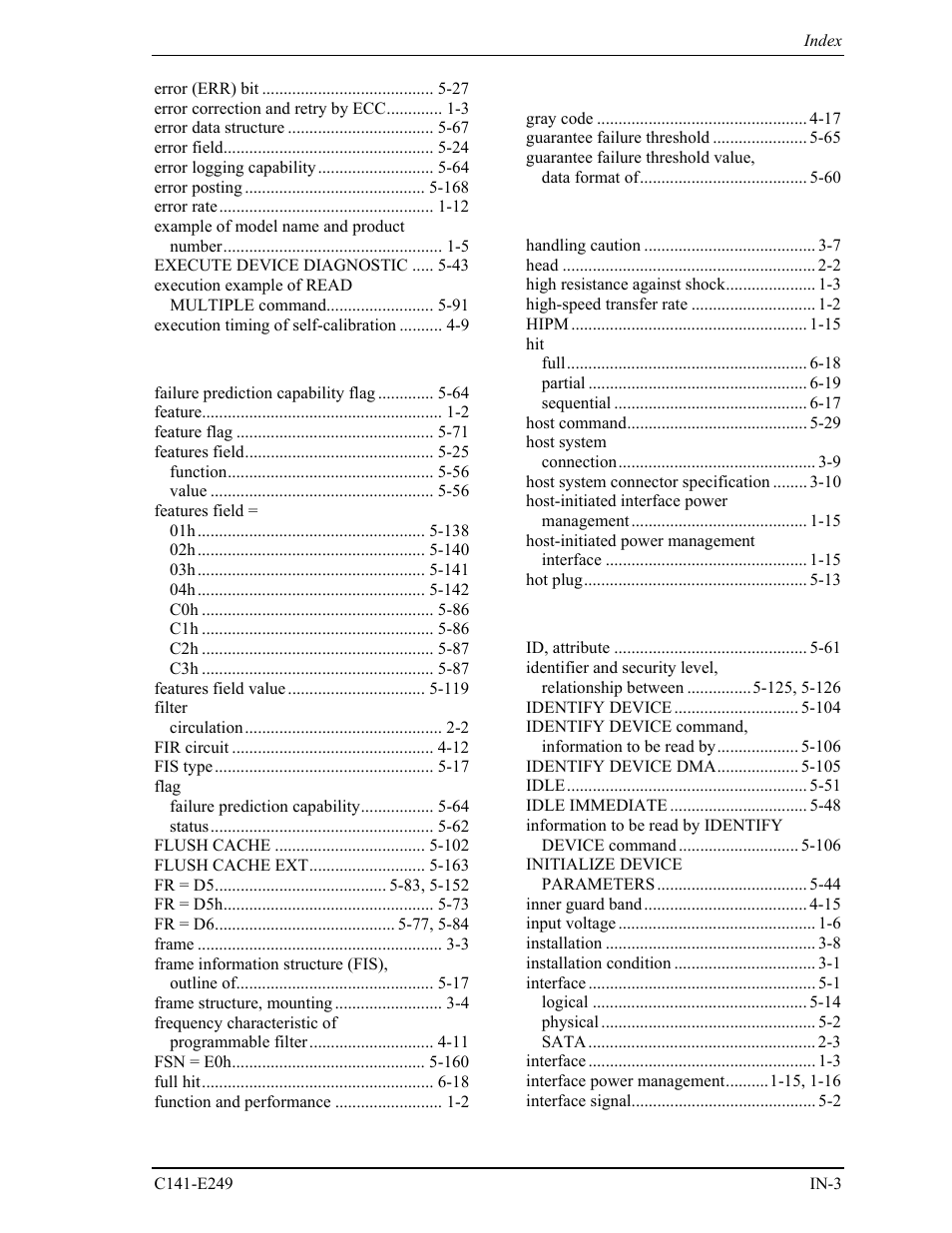 FUJITSU MHW2120BS User Manual | Page 287 / 296