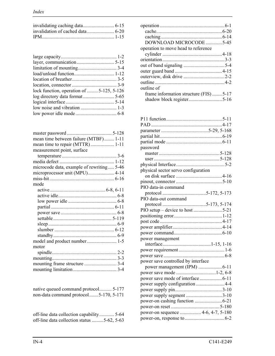 FUJITSU MHW2120BS User Manual | Page 288 / 296