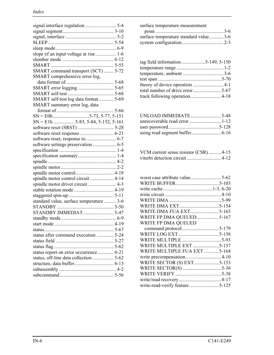 FUJITSU MHW2120BS User Manual | Page 290 / 296