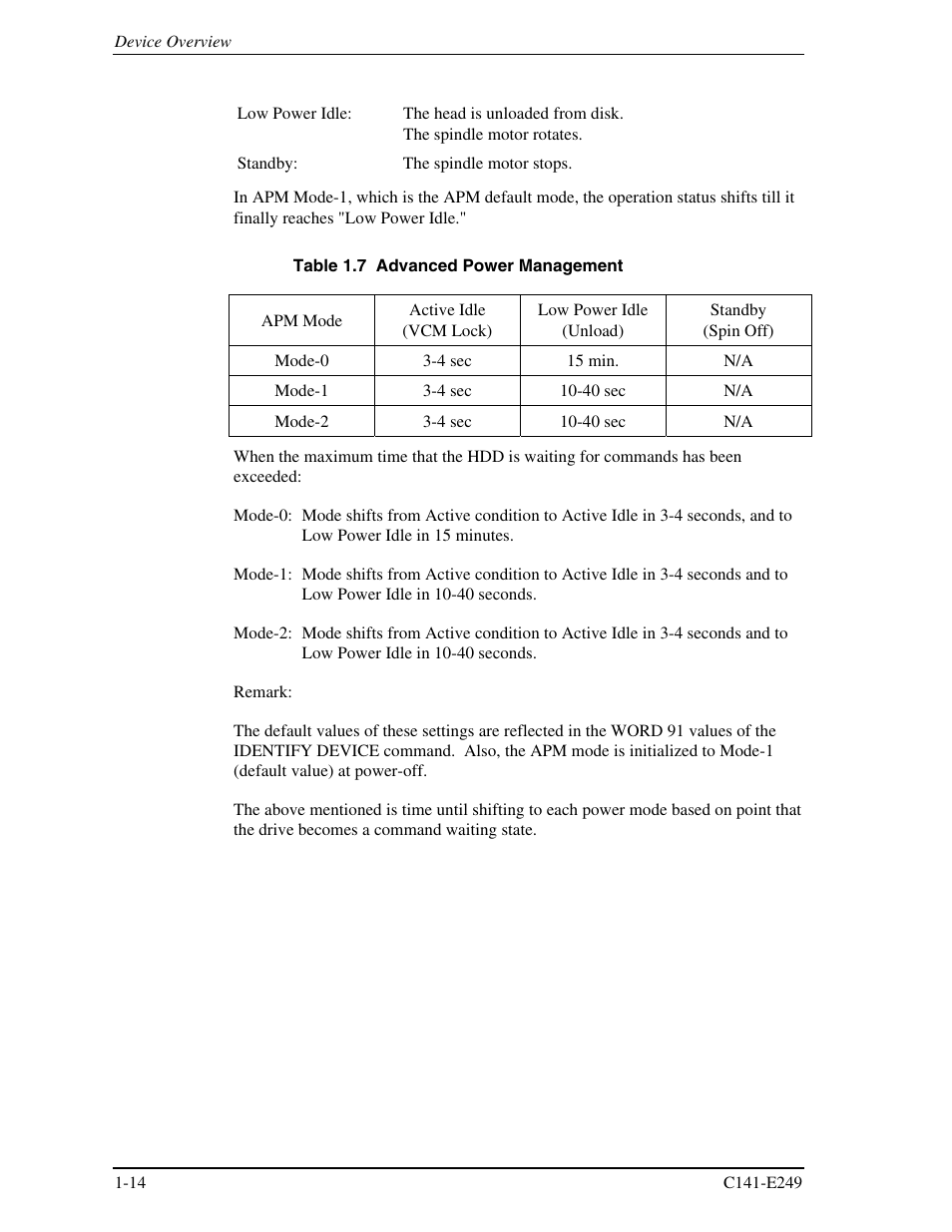 FUJITSU MHW2120BS User Manual | Page 36 / 296