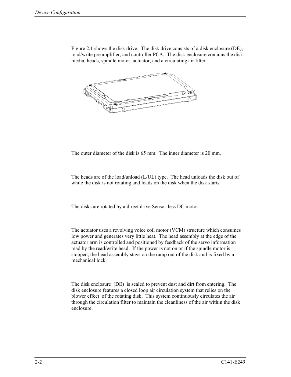 1 device configuration | FUJITSU MHW2120BS User Manual | Page 40 / 296