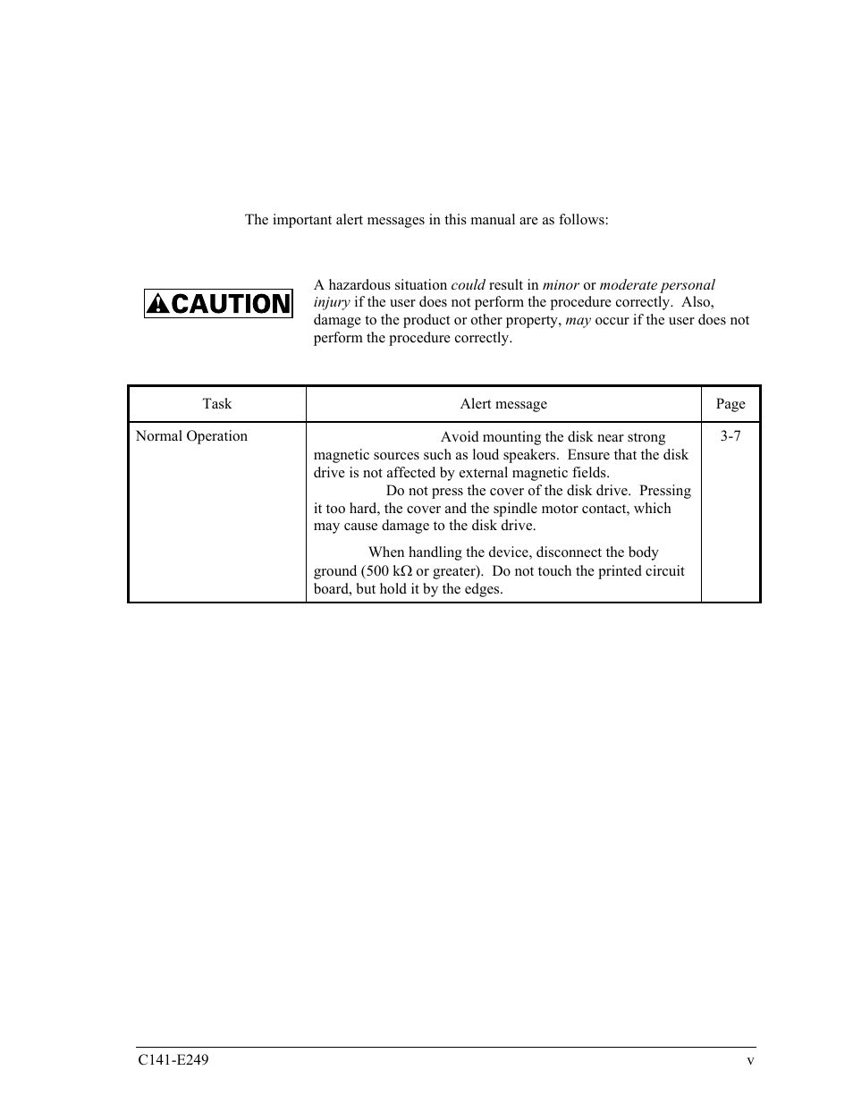 Important alert messages, Important alert items | FUJITSU MHW2120BS User Manual | Page 9 / 296