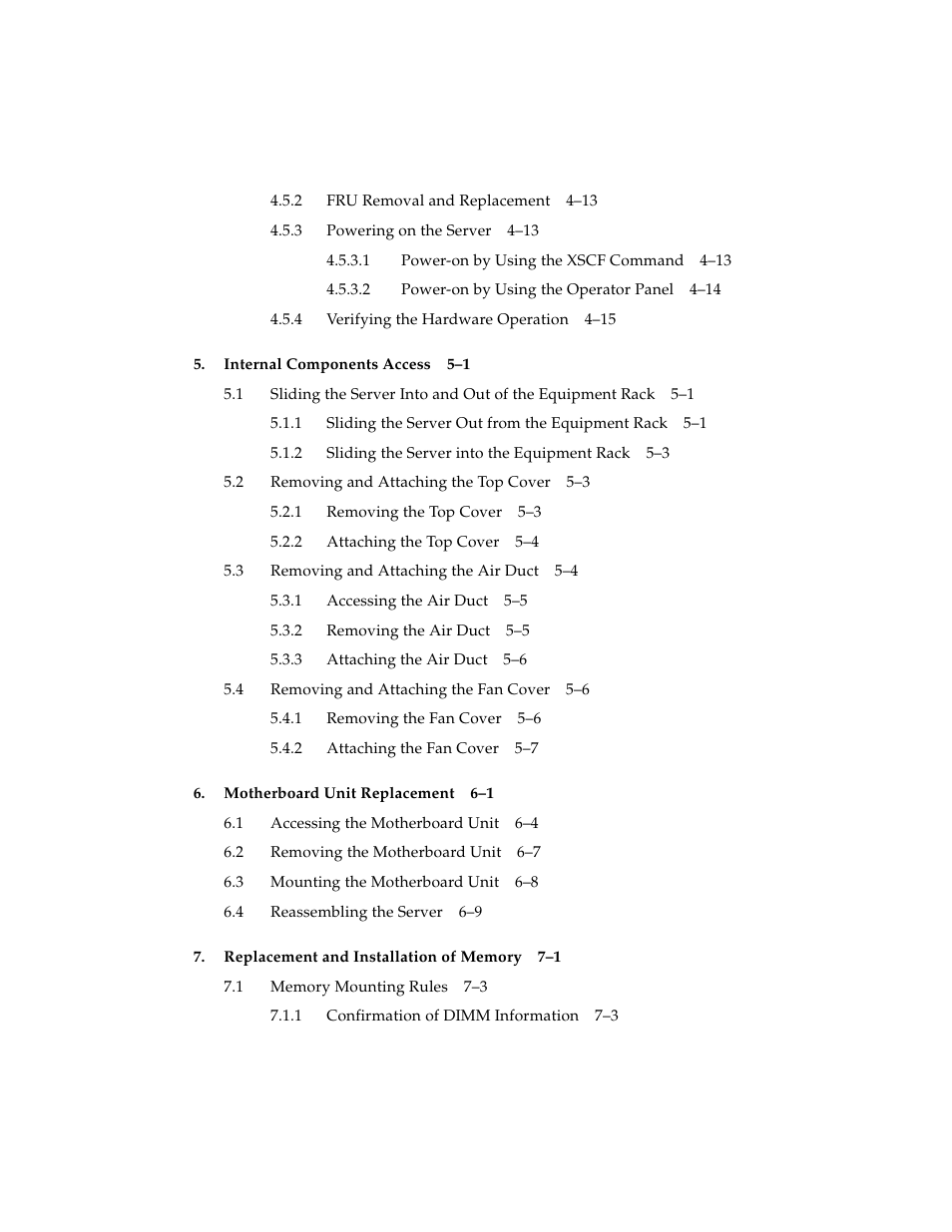 FUJITSU SPARC ENTERPRISE M3000 User Manual | Page 10 / 212