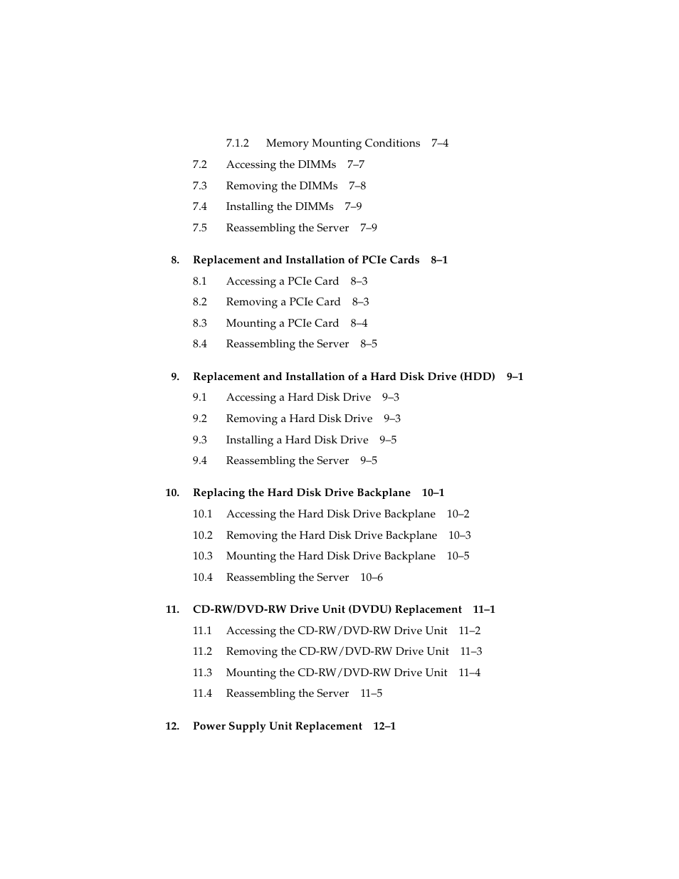 FUJITSU SPARC ENTERPRISE M3000 User Manual | Page 11 / 212