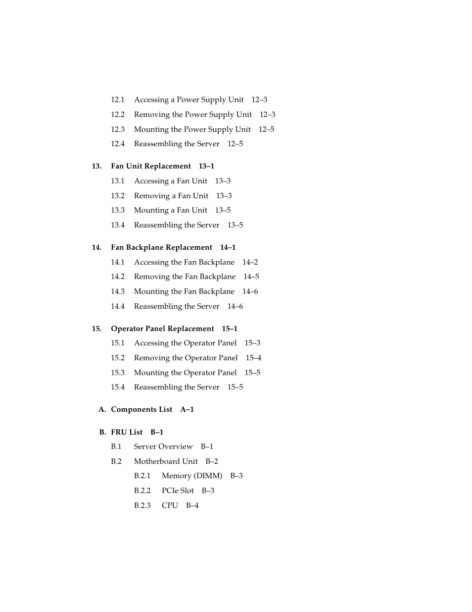 FUJITSU SPARC ENTERPRISE M3000 User Manual | Page 12 / 212