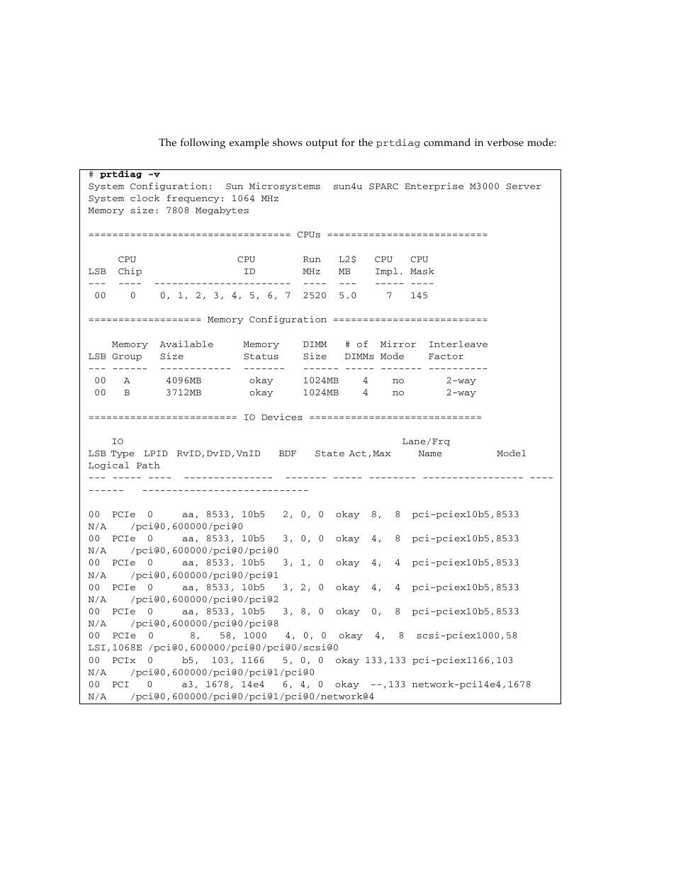 FUJITSU SPARC ENTERPRISE M3000 User Manual | Page 74 / 212