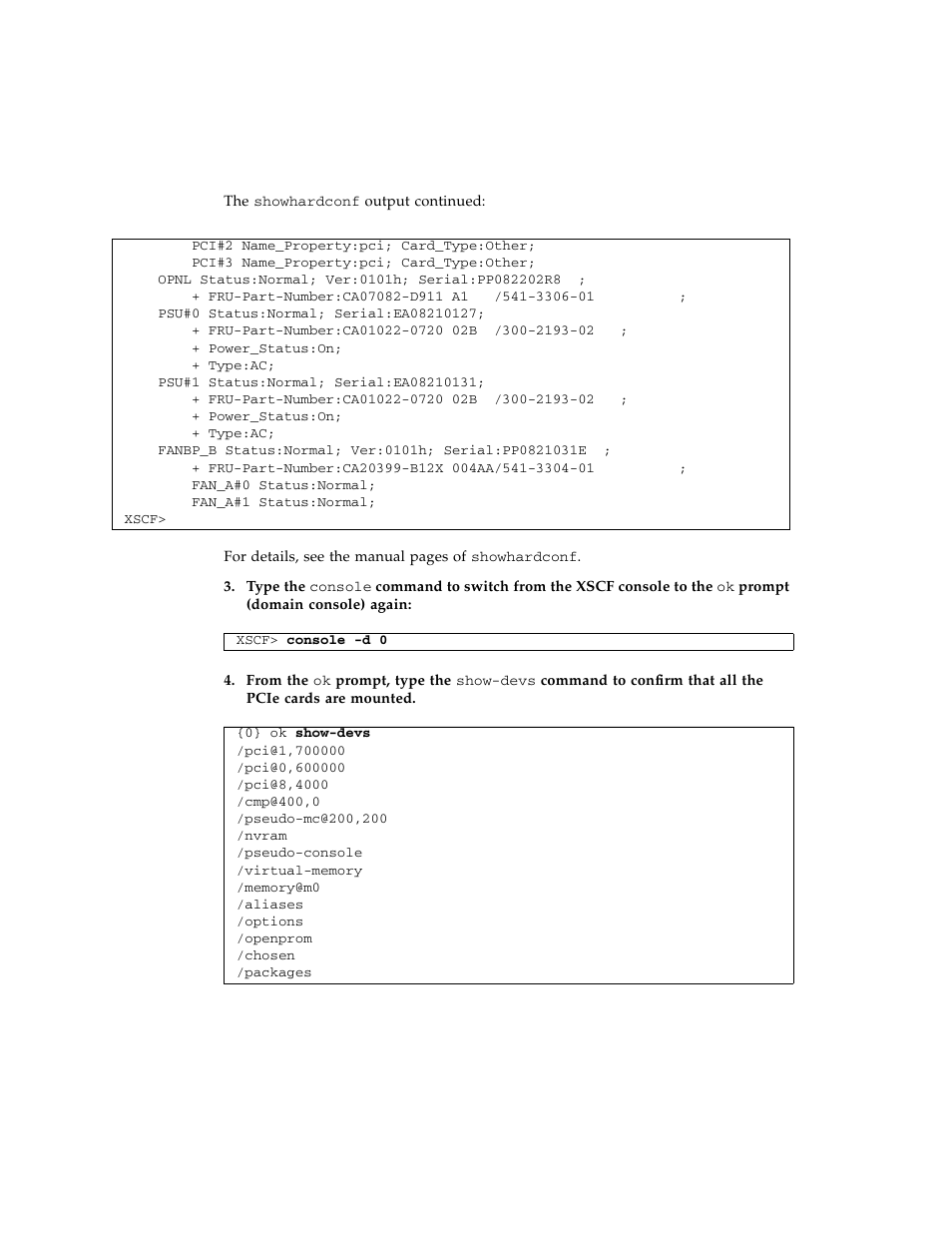 FUJITSU SPARC ENTERPRISE M3000 User Manual | Page 98 / 212