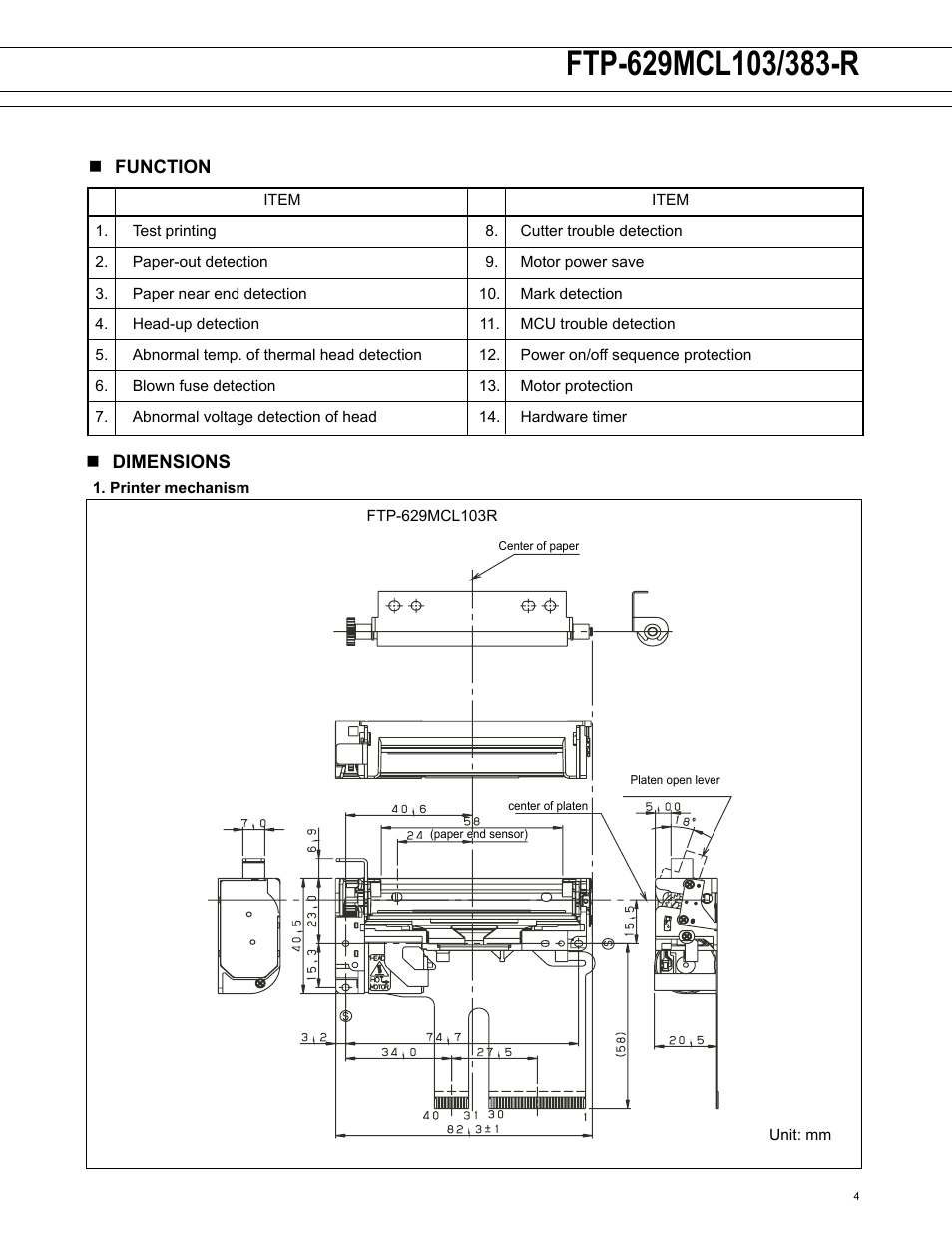 FUJITSU FTP-629DCL014R User Manual | Page 4 / 7