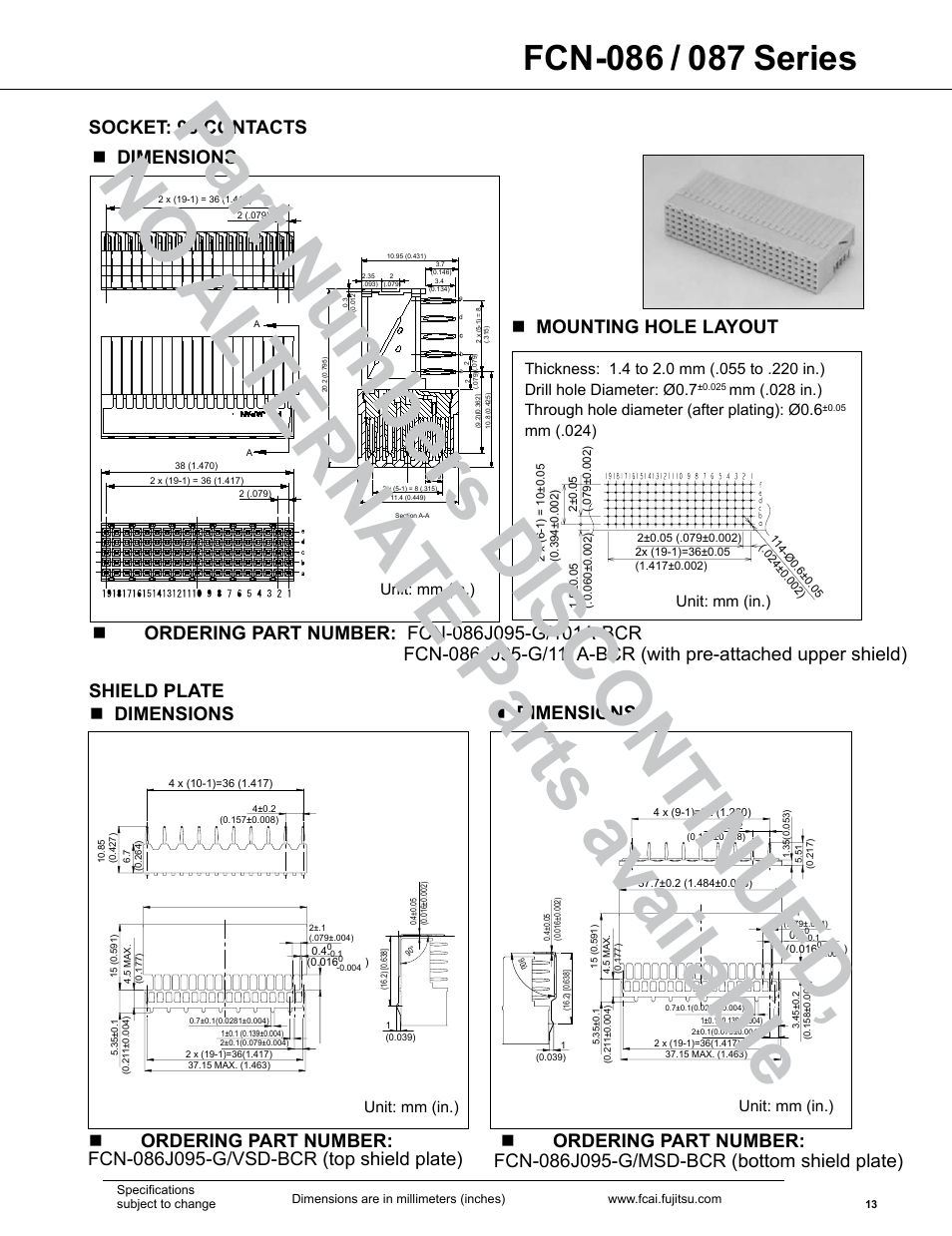 FUJITSU FCN-087 User Manual | Page 13 / 18