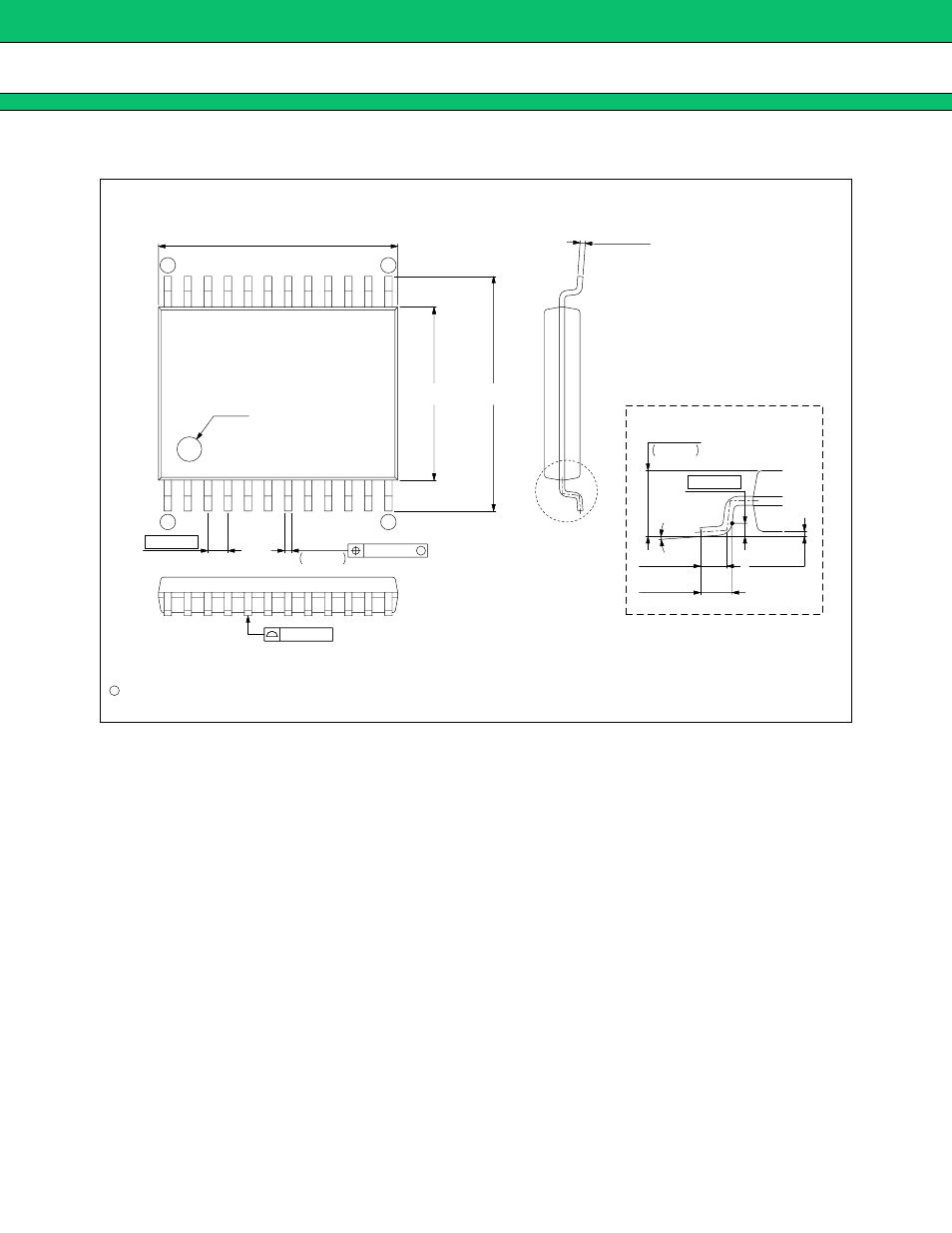 Package dimension, Mb3878 | FUJITSU MB3878 User Manual | Page 23 / 24