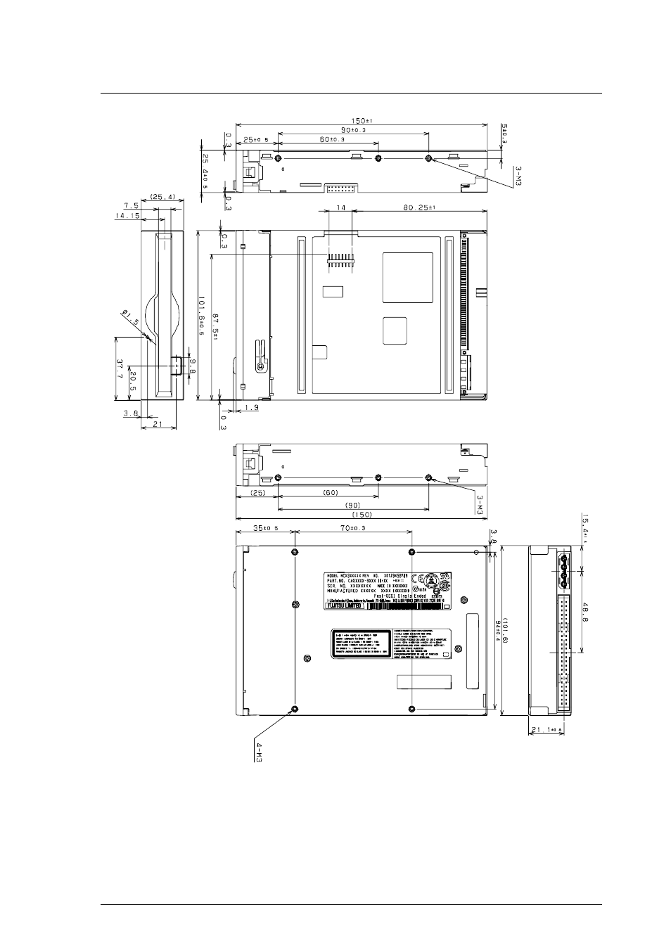 FUJITSU MCP3130SS User Manual | Page 47 / 170