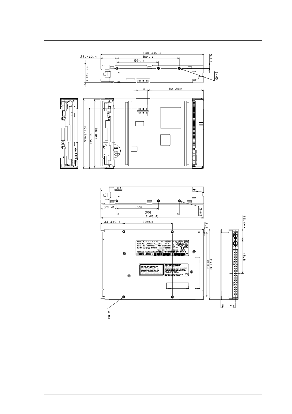 FUJITSU MCP3130SS User Manual | Page 49 / 170