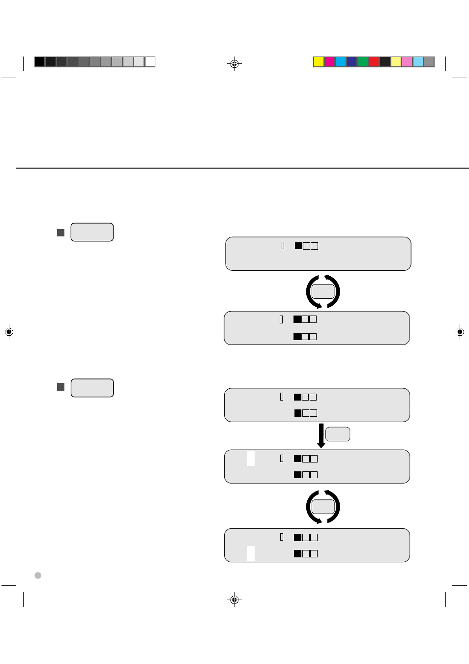 Button specification and reading mode setting, M3099ex, Button | FUJITSU M3099GH User Manual | Page 37 / 100