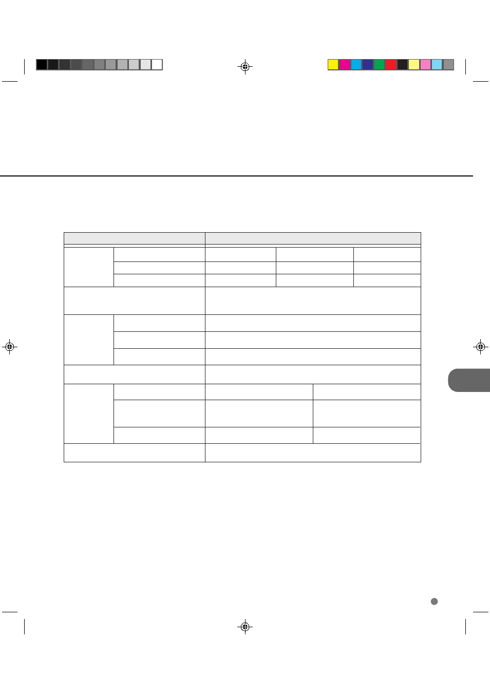 Installation specifications, Installation specifications -1 | FUJITSU M3099GH User Manual | Page 60 / 100