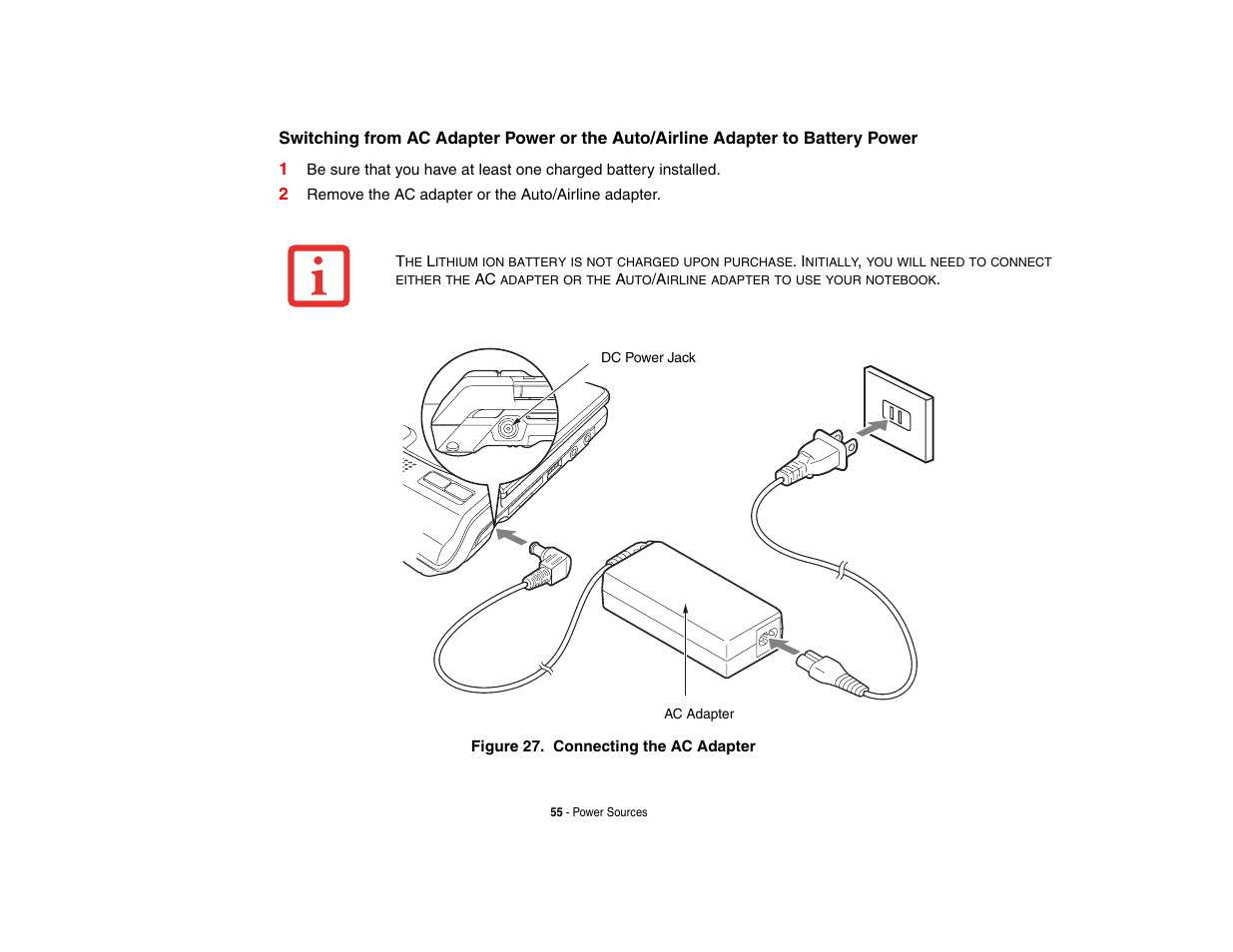 FUJITSU LIFEBOOK U810 User Manual | Page 55 / 176