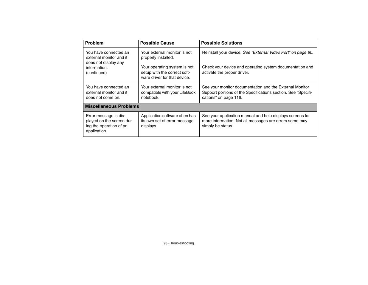 FUJITSU LIFEBOOK U810 User Manual | Page 95 / 176