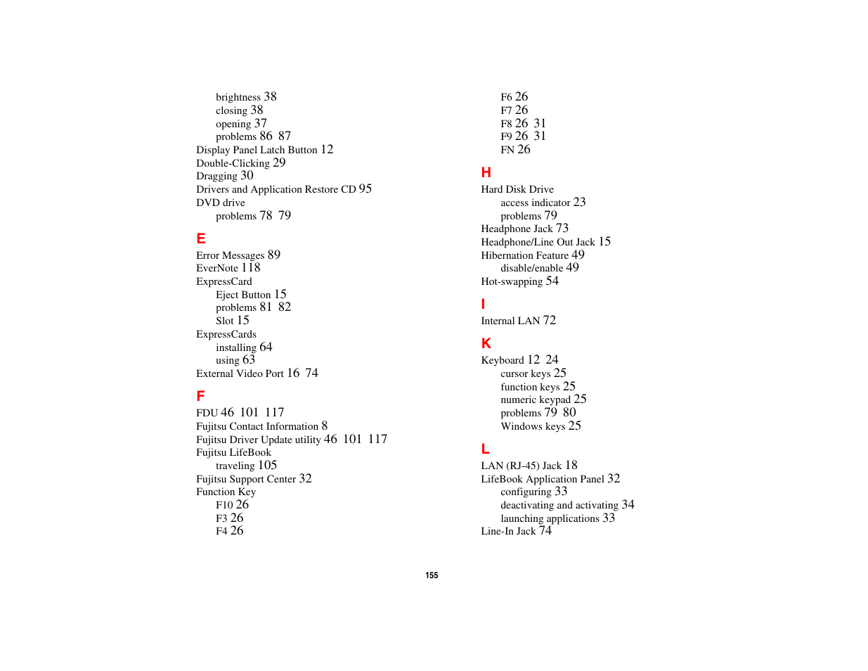 FUJITSU V1010 User Manual | Page 160 / 162