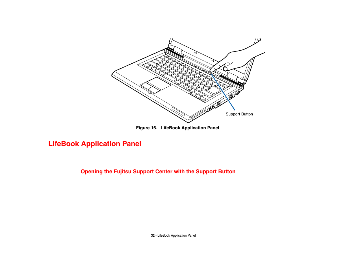 Lifebook application panel | FUJITSU V1010 User Manual | Page 37 / 162